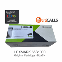 Lexmark 66S1000 Original Laser Toner BLACK 5000 Pgs for MS MX 531 532 631 632