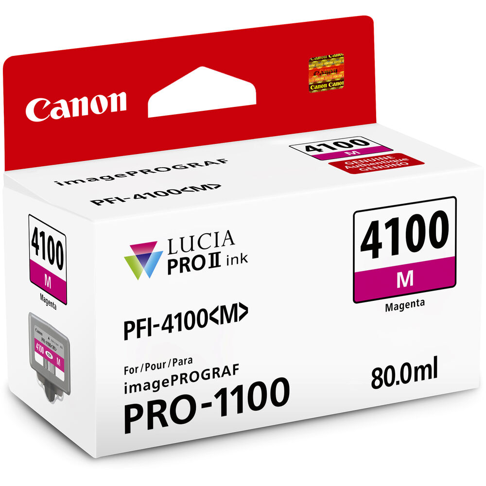 Canon 6779C002 PFI-4100 Magenta Pigment Ink Tank (80mL)