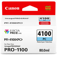 Canon 6781C002 PFI-4100 Photo Cyan Pigment Ink Tank (80mL)