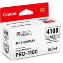 Canon 6784C002 Lucia PRO II PFI-4100 Original Inkjet Ink Cartridge - Gray