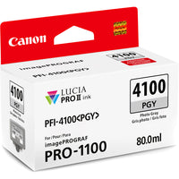 Canon 6784C002 Lucia PRO II PFI-4100 Original Inkjet Ink Cartridge - Gray