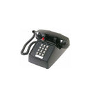 Scitec SCI-25012 Black Single Line Analog Desk Set Phone Electronic Ringer