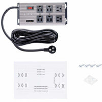 StarTech 6N515S8-POWER-STRIP 6-Outlet Industrial Power Strip 125V/15A