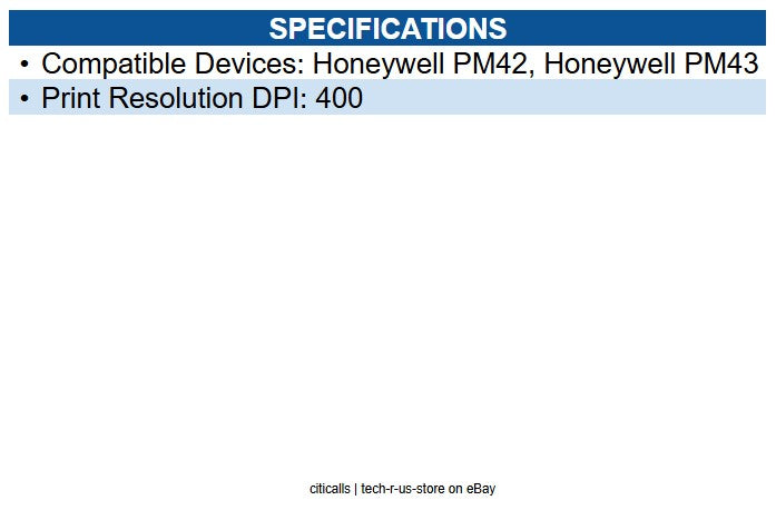 Honeywell 710-180S-001 Printhead PM42 / PM43, 406 dpi 4in