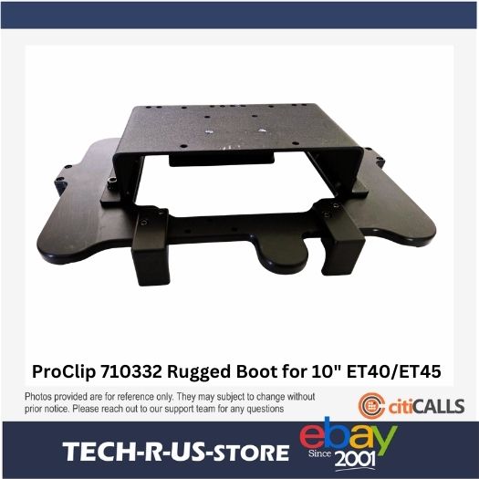 ProClip USA 710332 Non-Charging Cradle Metal Rugged Boot for Zebra 10" ET40/ET45