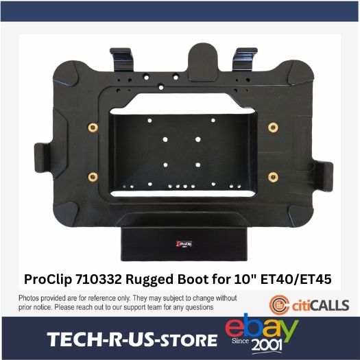 ProClip USA 710332 Non-Charging Cradle Metal Rugged Boot for Zebra 10" ET40/ET45