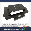 ProClip USA 710332 Non-Charging Cradle Zebra ET40/ET45 10" (with Rugged Boot)