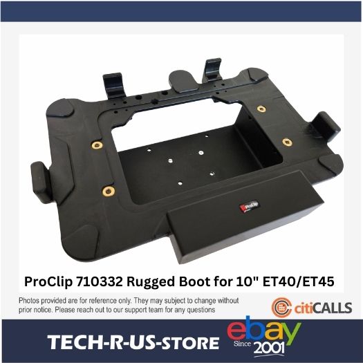 ProClip USA 710332 Non-Charging Cradle Zebra ET40/ET45 10" (with Rugged Boot)
