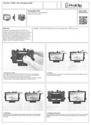 ProClip USA 710332 Non-Charging Cradle Zebra ET40/ET45 10" (with Rugged Boot)