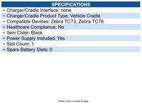 ProClip USA 712310 Charging Cradle with Cigarette Lighter Adapter, Modular