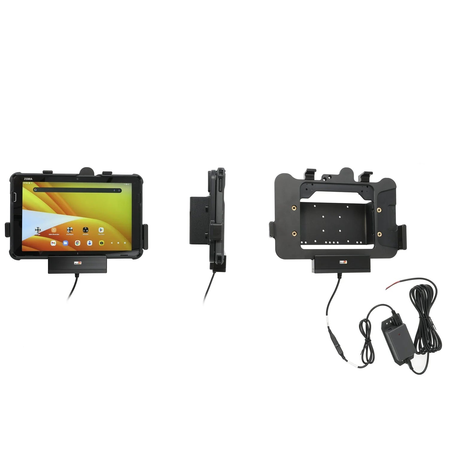 ProClip USA 712455 Pogo Pin Charging Cradle with USB-A Host Port and Cigarette