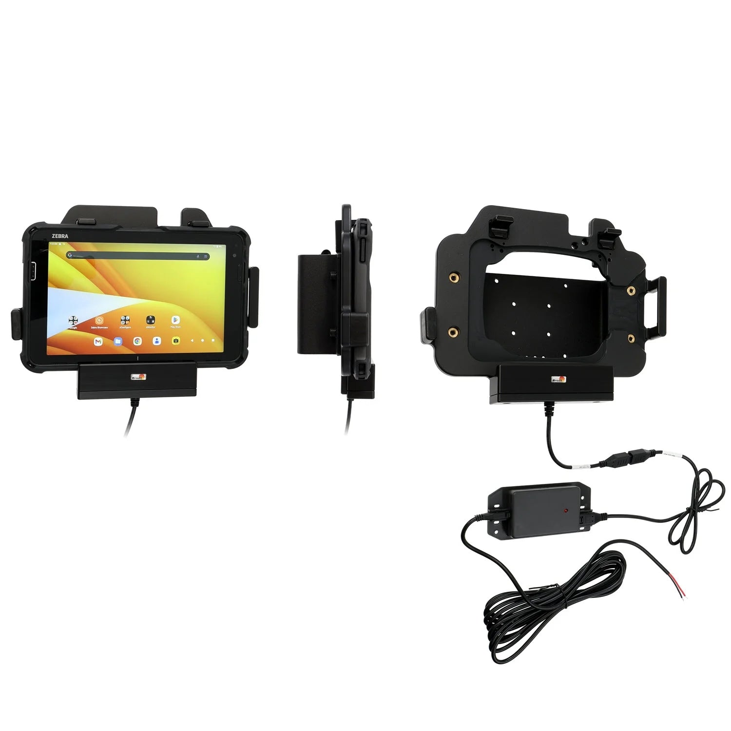ProClip USA 713454 Pogo Pin Charging Cradle with USB-A Host Port and Hard-Wired