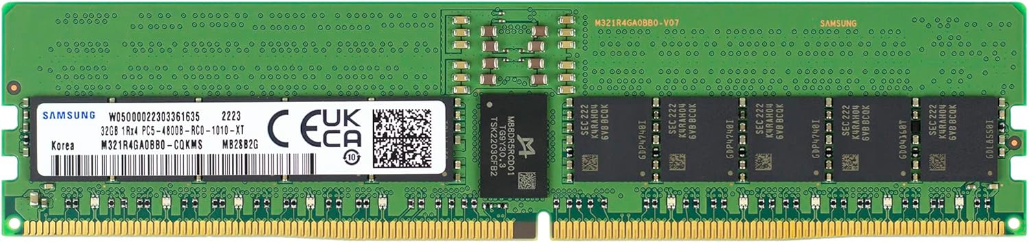 Samsung M321R4GA0BB0-CQK 32GB DDR5-4800/PC5-38400 CL40 Registered 288-PIN DIMM