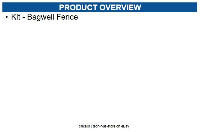 NCR 7371-K004 Kit - Bagwell Fence