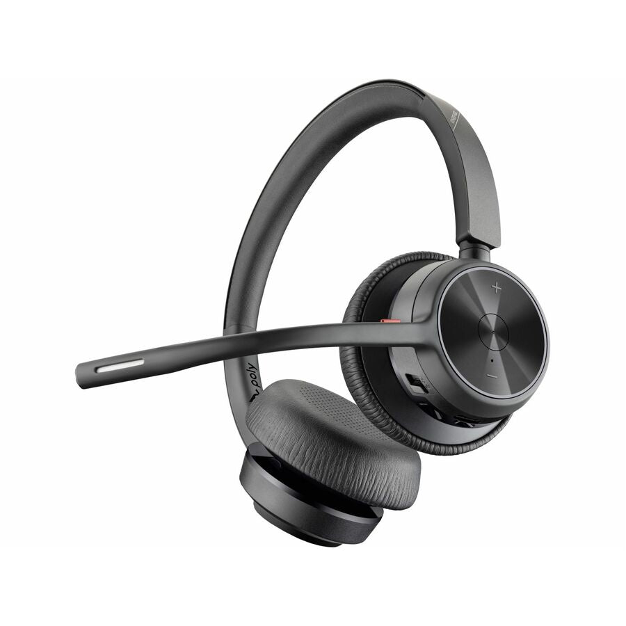 HP Poly 76U50AA Voyager 4320 USB-C Headset + BT700 Dongle -Wired/Wireless -Black