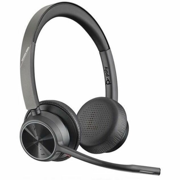 HP Poly 76U50AA Voyager 4320 USB-C Headset + BT700 Dongle -Wired/Wireless -Black