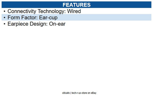 HP Poly 77T26AA EncorePro 320 with Quick Disconnect Binaural Headset TAA