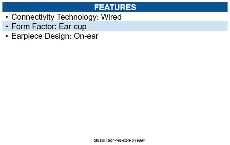 HP Poly 77T26AA EncorePro 320 with Quick Disconnect Binaural Headset TAA