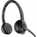 HP Poly 77T33AA#ABA Savi 8220 UC DECT USB-A Headset - Noise Canceling - Black