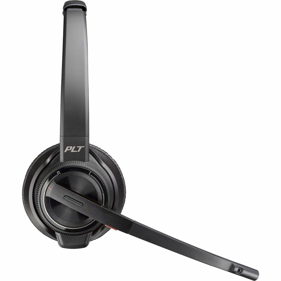 HP Poly 77T33AA#ABA Savi 8220 UC DECT USB-A Headset - Noise Canceling - Black