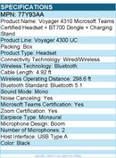 HP Poly 77Y93AA Voyager 4310 Microsoft Teams Certified Headset
