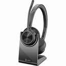 HP Poly 77Y99AA Voyager 4320 UC Stereo USB-A Headset + BT700 Adapter - Black