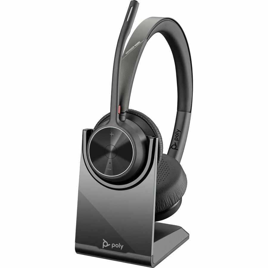 HP Poly 77Y99AA Voyager 4320 UC Stereo USB-A Headset + BT700 Adapter - Black