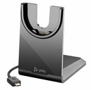 HP Poly 783R7AA Voyager USB-C Charging Stand - Wired - Black