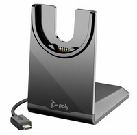 HP Poly 783R7AA Voyager USB-C Charging Stand - Wired - Black