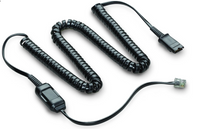 HP Poly 783S2AA Black HIC-10 Cable - 9.80 ft For Poly Savi Wireless Headset