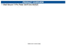 NCR 7933-K222 Wall Mount T-Pin Plate VeriFone Mx925