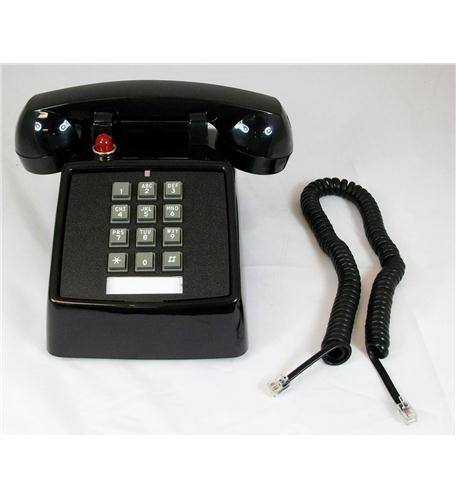 Cortelco 2500-27M-BK 250000-VBA-27M Black Traditional Desk Phone w/ Message