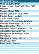 HP Poly 7E2L1AA#ABA Savi 7320 Office DECT 1920-1930 MHz TAA