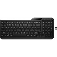 HP 7N7B9AAABA 475 Dual-Mode Wireless Keyboard - Bluetooth - Jet Black