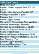 HP Poly 7Y8H0AA Voyager Free 60+ UC Earset - Microsoft Teams Certification