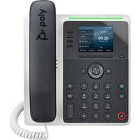 HP Poly 82M87AA Edge E220 IP Phone and PoE-enabled - 2.8" LCD - Black