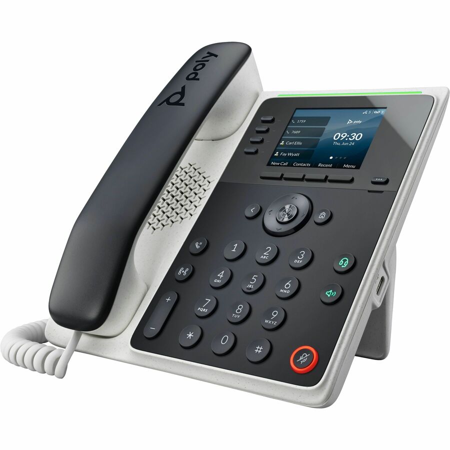 HP Poly 82M87AA Edge E220 IP Phone - Corded - Corded/Cordless - Bluetooth