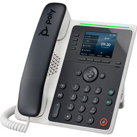 HP Poly 82M87AA Edge E220 IP Phone and PoE-enabled - 2.8" LCD - Black