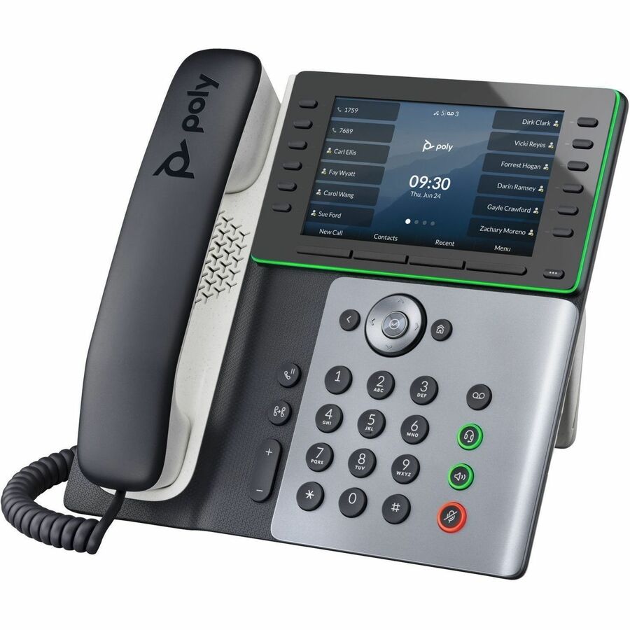 HP Poly 82M91AA Edge E550 IP Phone - Corded - Corded/Cordless - Wi-Fi