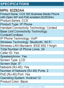 HP Poly 82Z82AA CCX 505 IP Phone - Corded - Corded/Cordless - Wi-Fi