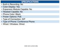 HP Poly 830A2AA Trio C60 IP Conference Station Corded/Cordless Wi-Fi - Tabletop