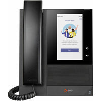 HP Poly 848Z8AA#AC3 CCX 400 IP Phone - Corded - Desktop, Wall Mountable