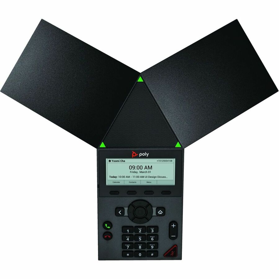 HP Poly 849A0AA#AC3 Trio 8300 IP Conference Phone and PoE-enabled