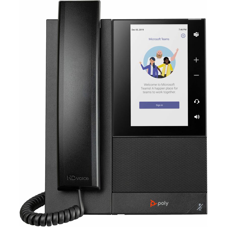 HP Poly 849A5AA#ABA CCX 505 Business Media Phone for Microsoft Teams
