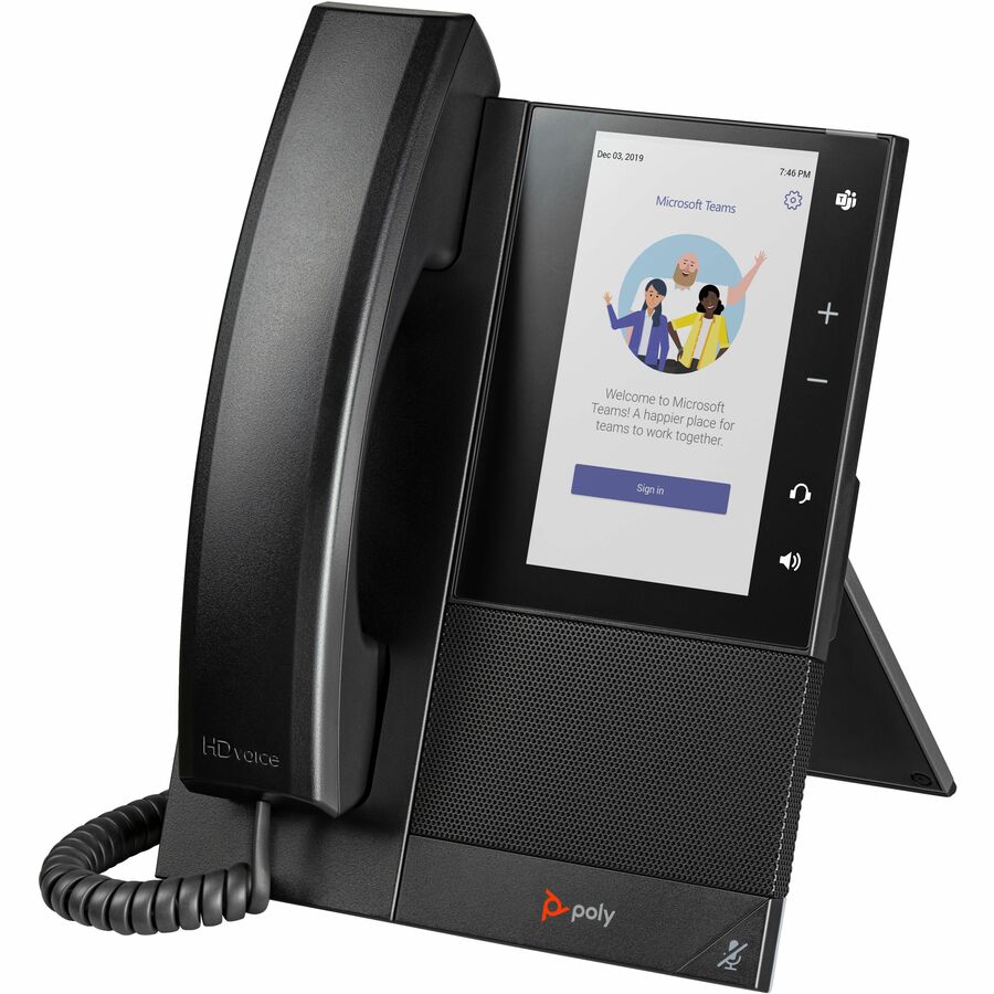 HP Poly 849A5AA#ABA CCX 505 Business Media Phone for Microsoft Teams