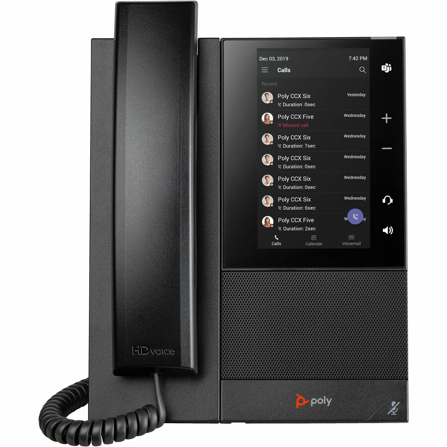 HP Poly 849A5AA#ABA CCX 505 Business Media Phone for Microsoft Teams