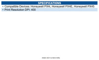 Honeywell 850-812-900 Printhead TPH Assembly 400 DPI PX4I KIT