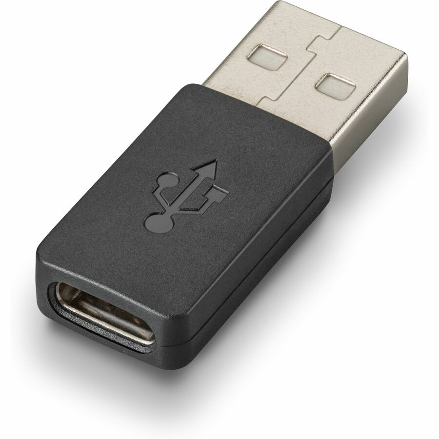 HP Poly 85Q48AA USB-A to C Adapter 1 x 4 -pin USB Type A 1 x 24 -pin USB Type C