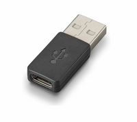HP Poly 85Q48AA USB-A to C Adapter - 1 x 4 -pin USB Type A - Black