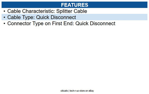 HP Poly 85S09AA Y Trng Cbl wQDL-Di HS Quick Disconnect Audio Cable for Audio